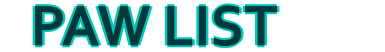 PawList Textual Logo